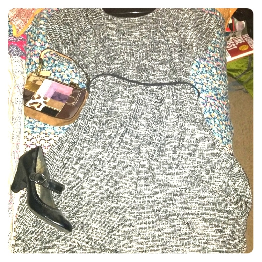Renee C. Tweed fit and flare dress